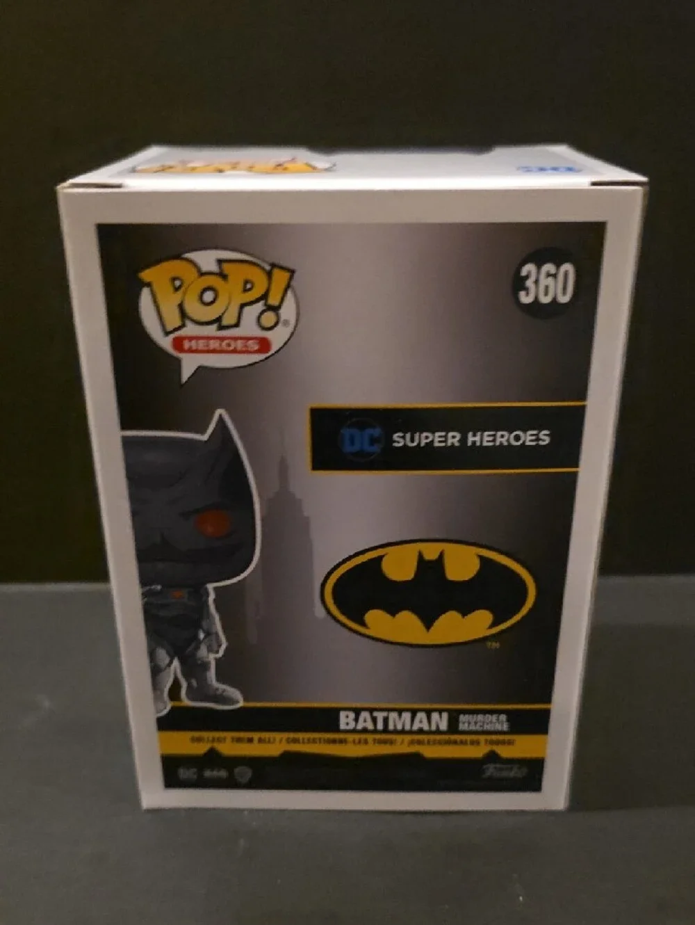 Funko Batman Pop! Figure — Gray with Red Eyes - Picture 4 of 6